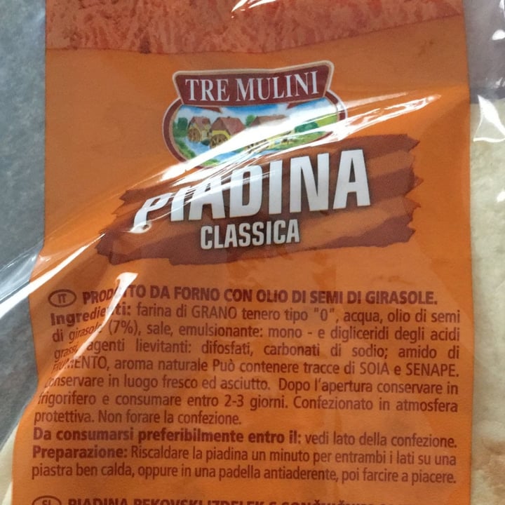 photo of Tre Mulini Piadina Classica shared by @martholina on  04 Apr 2022 - review
