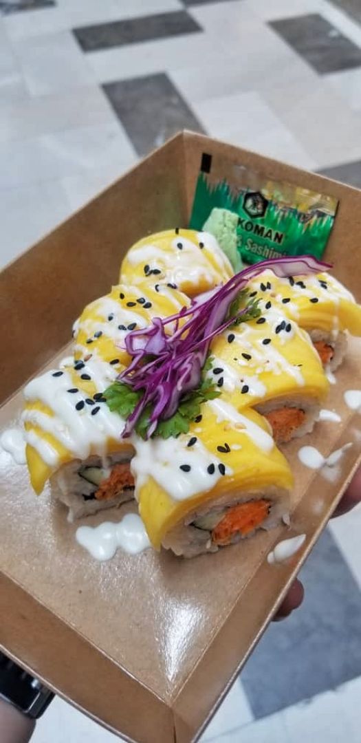 photo of Sushi Kitchen KL Branch - Kota Damansara Mango sushi shared by @fruttidemary on  18 Aug 2019 - review