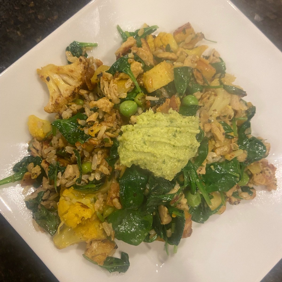 Thistle aloo gobi with green pea chutnet reviews abillion