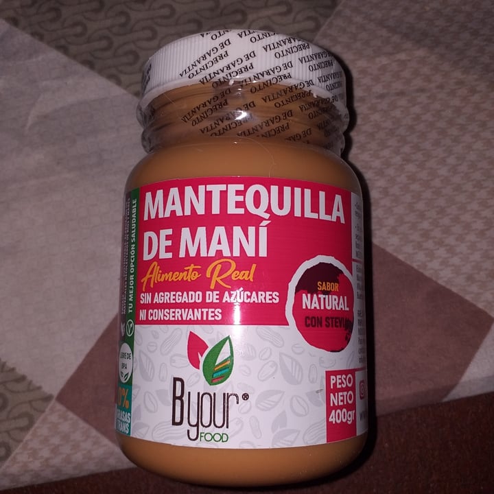 photo of Byourfood Mantequilla de Maní con Stevia shared by @maramassone on  19 Nov 2021 - review