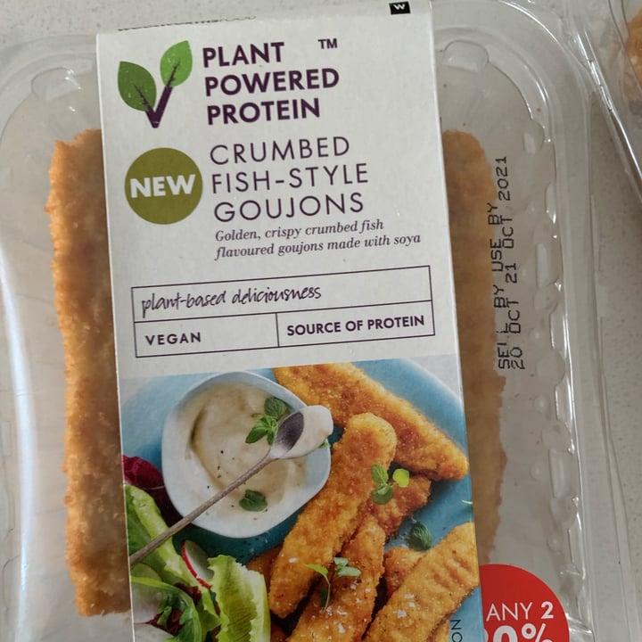 review photo of Woolworths Food Crumbed fish-style goujons shared by @kaylynparbs on 08 Nov 2021 - review