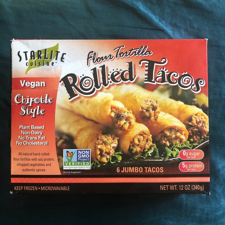 photo of Starlite Cuisine Vegan “Chipotle Style” Rolled Tacos shared by @bandita on  12 Oct 2020 - review