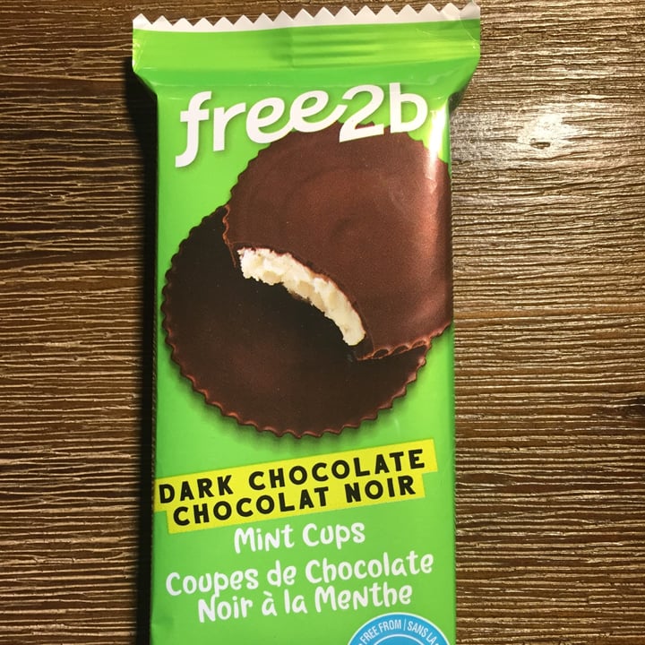 photo of Free2b Foods Free2b Dark Chocolate Mint Cups shared by @expressyourvegan on  28 Feb 2021 - review
