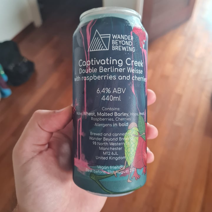 photo of Wander Beyond Brewing Captivating Creek Double Berliner Weisse with raspberries and cherries shared by @samlb on  04 Jul 2021 - review