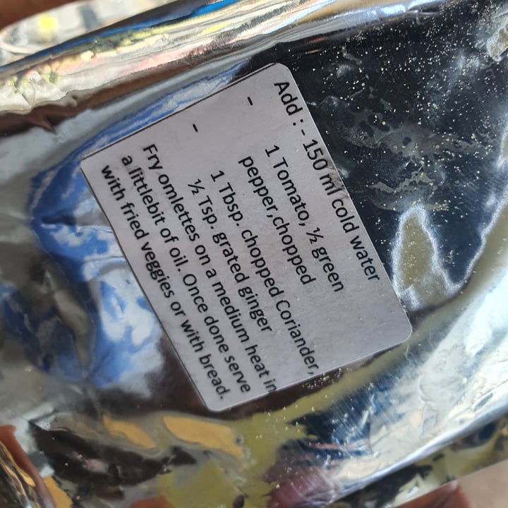 review photo of The Messy Vegan Omelette Mix shared by @josphua on 20 Oct 2020 - review