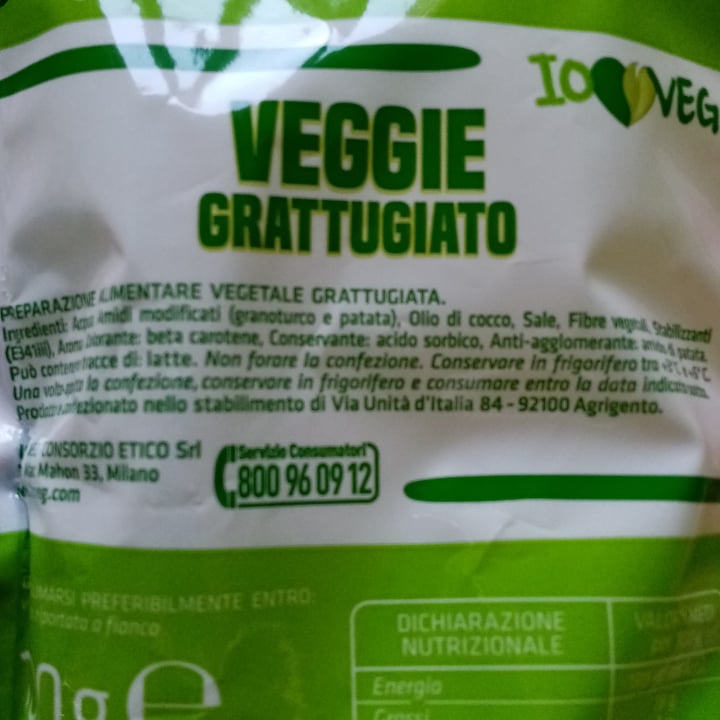 photo of ioVEG Veggie grattugiato shared by @valeveg75 on  29 Jan 2022 - review
