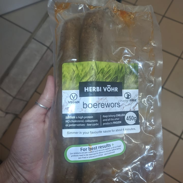 photo of HERBI VŌHR Boerewors shared by @shanhart on  07 Dec 2020 - review