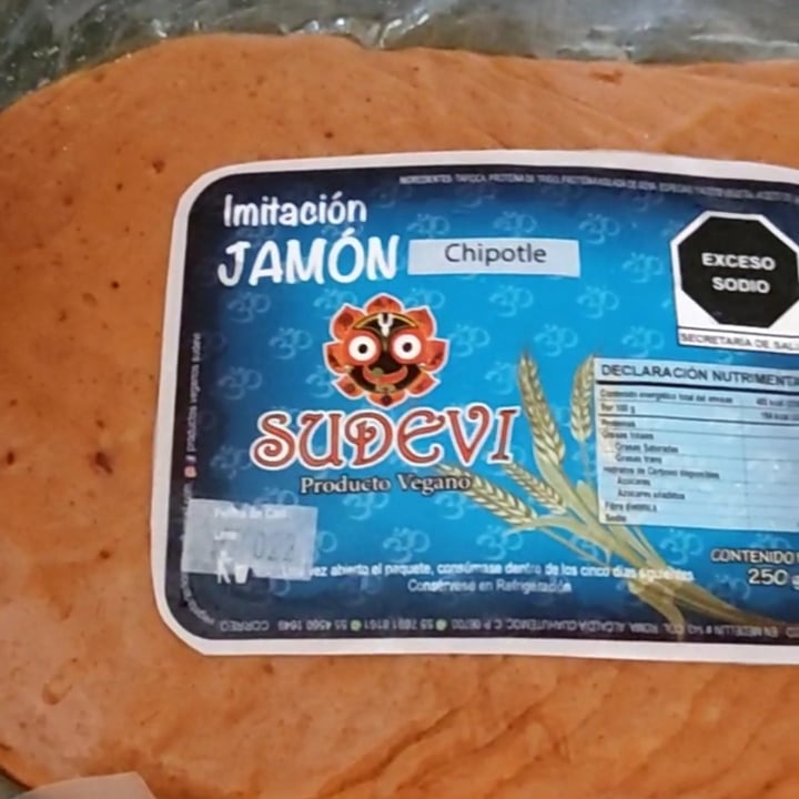 photo of Sudevi imitación jamón chipotle shared by @esterarroyo on  12 Aug 2022 - review