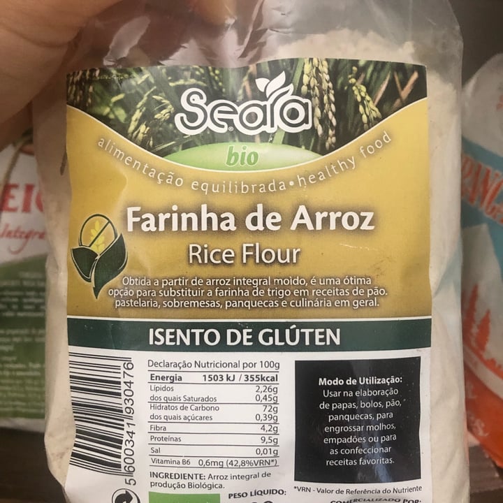 photo of Seara farinha de arroz shared by @sofiarmartins on  13 May 2022 - review