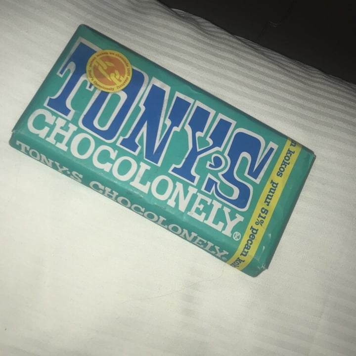 review photo of Tony’s Chocolonely Dark Pecan and Coconut shared by @veganfoodiee on 06 May 2020 - review