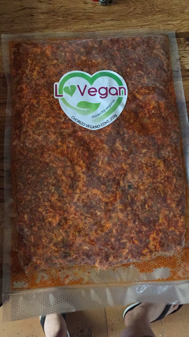 photo of L Vegan Chorizo Vegano shared by @orianaveg on  15 Mar 2020 - review