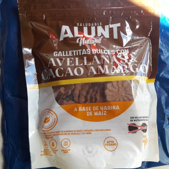 photo of Alunt Saludable Galletitas Dulces con Avellanas y Cacao Amargo shared by @mavipesoa on  24 Sep 2021 - review