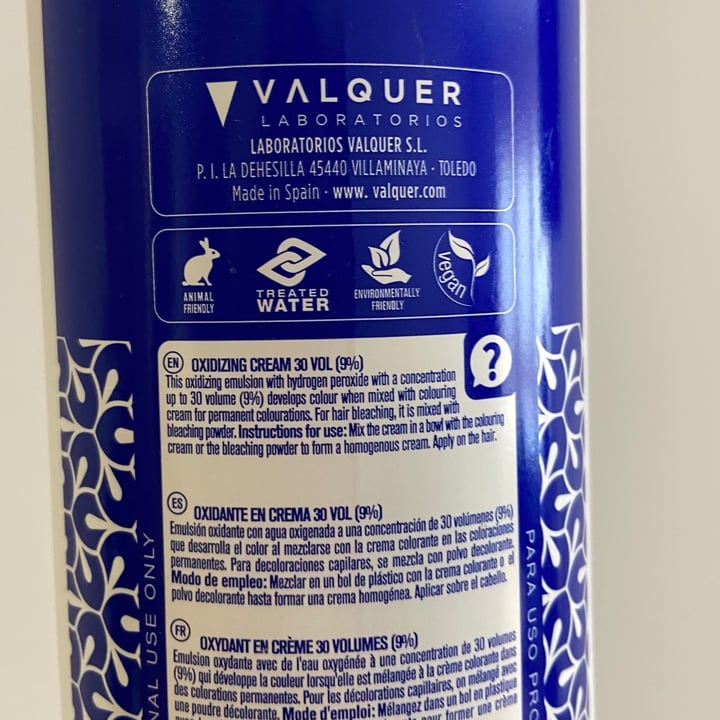 photo of Valquer Oxidante en crema shared by @alabama on  27 Jan 2021 - review