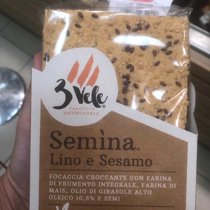 review photo of Tre Vele Semina -farina Di Quinoa Focaccia shared by @machiara on 07 Sep 2022 - review