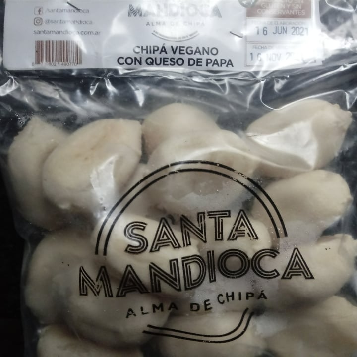 photo of Santa Mandioca Chipa Vegano Con Queso De Papa shared by @musa-en-huelga on  01 Jul 2021 - review