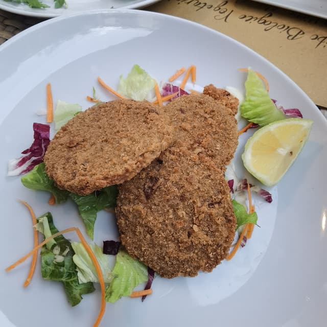 菜肴“Cotolette di seitan”的照片