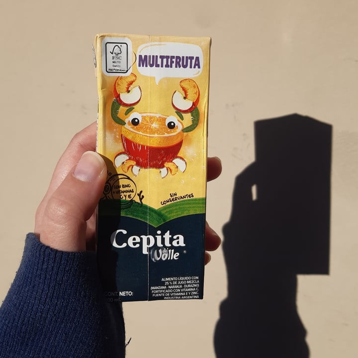 photo of Cepita del Valle Jugo Multifruta shared by @gubbalo on  02 Jun 2021 - review