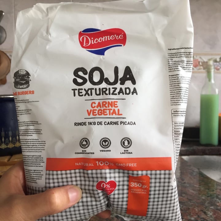photo of Dicomere Soja Texturizada shared by @paoisnowvegan on  03 Sep 2021 - review