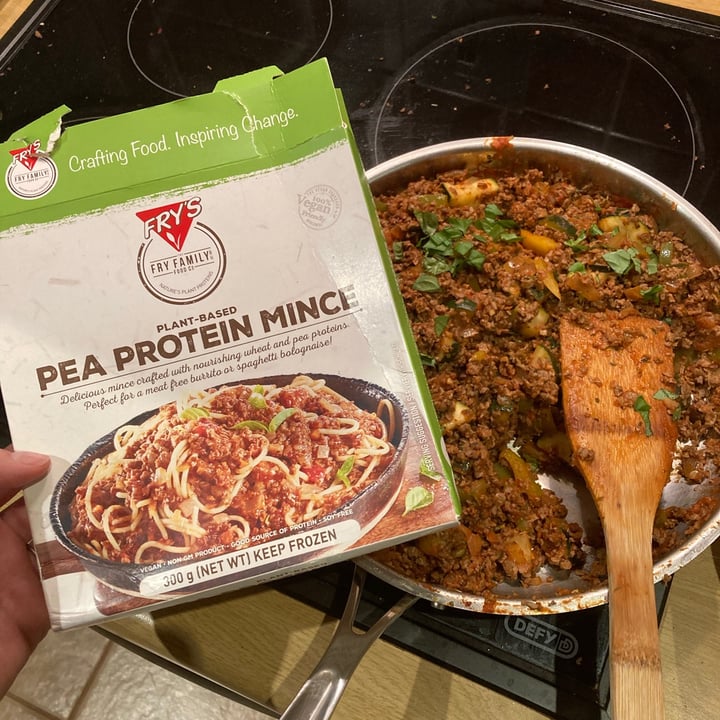 photo of Fry's Family Food Pea Protein Mince shared by @annamariemza on  25 Mar 2021 - review