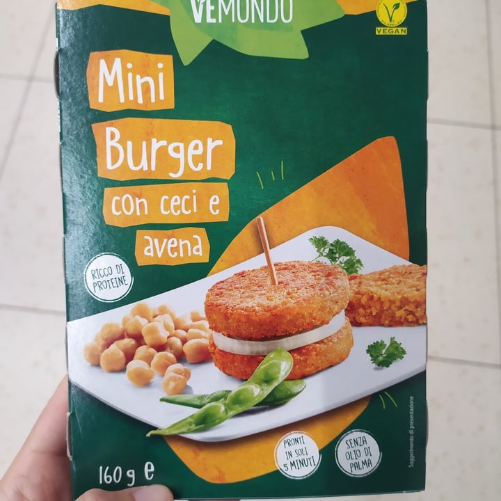 review photo of Vemondo Mini Burger con Ceci e Avena shared by @risca84 on 13 Apr 2021 - review