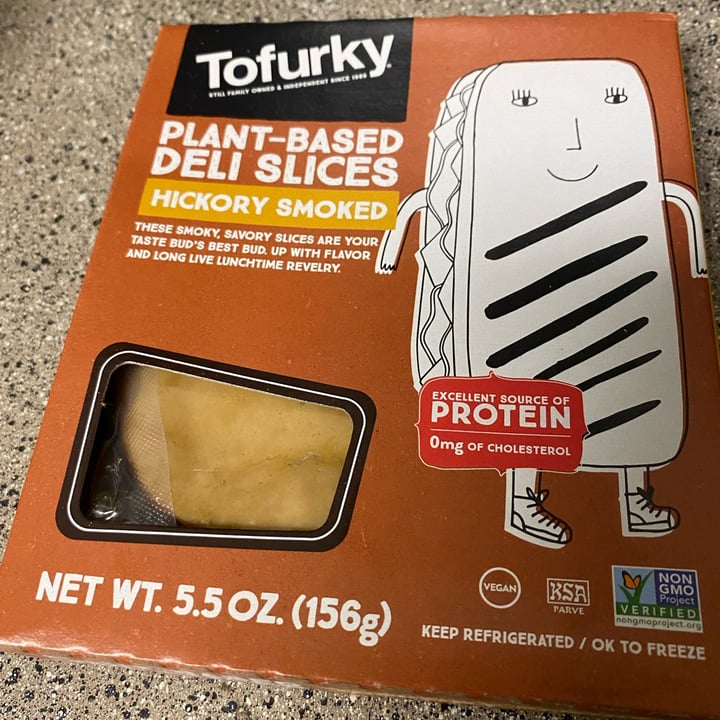 photo of Tofurky Plant Based Deli Slices Hickory  Smoked shared by @sammytatoes on  26 May 2022 - review
