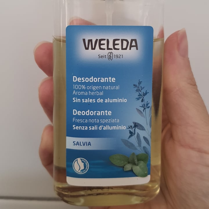 photo of Weleda Desodorante Salvia shared by @erikalivegan on  22 Jan 2022 - review