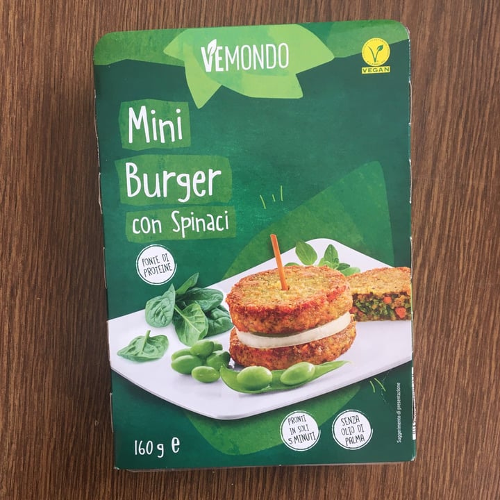 photo of Vemondo Mini burger con spinaci shared by @fradp on  14 Apr 2022 - review