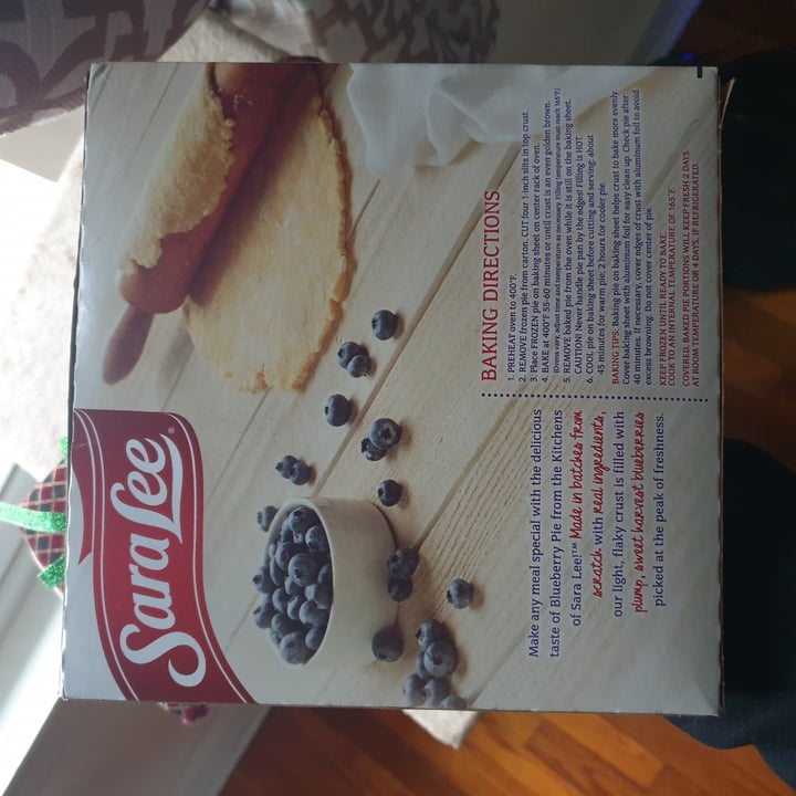 photo of Sara Lee Blueberry Pie shared by @autumnleaves on  26 Dec 2021 - review