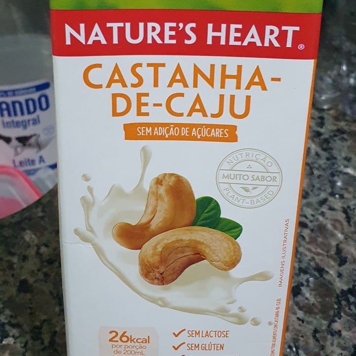 photo of Nature's Heart Leite De Castanha De Caju shared by @catiaamaral on  10 May 2022 - review