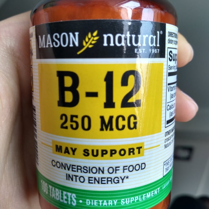review photo of Mason natural Vitamina B12 shared by @akavanie on 05 Apr 2022 - review