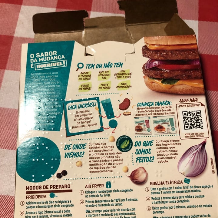photo of Incrível - Seara Burger 100% Vegetal shared by @fernanda-81 on  17 Nov 2022 - review