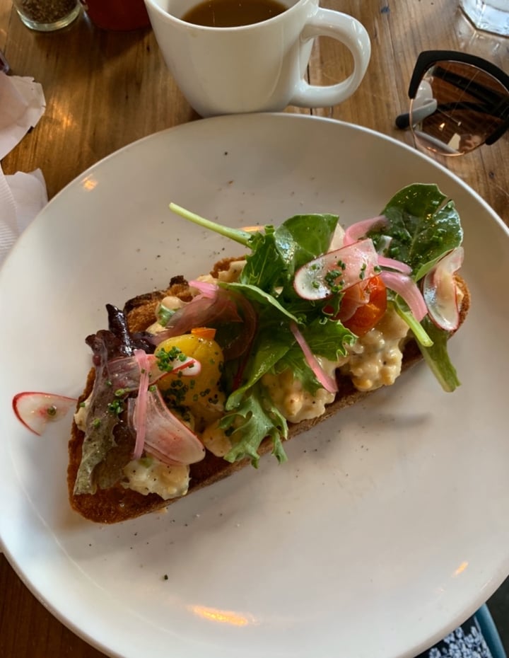 review photo of Saddle Creek Breakfast Club Biscuits And Gravy, Tofu Scramble, Avocado Toast shared by @hmburkett on 08 Dec 2019 - review