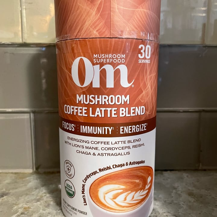 photo of OM Mushroom Superfood Mushroom coffee latte blend shared by @katydidlinzy on  05 Oct 2022 - review