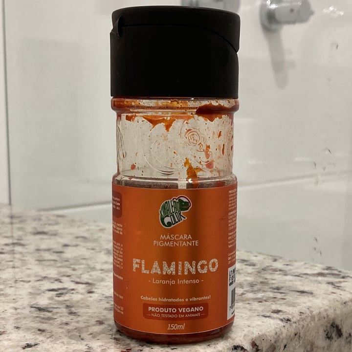 photo of Kamaleão Color Máscara Pigmentante Flamingo Laranja Intenso shared by @alynenowacki on  01 May 2022 - review