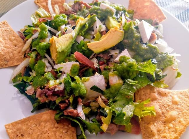Foto do prato “Salpicón Vegano”