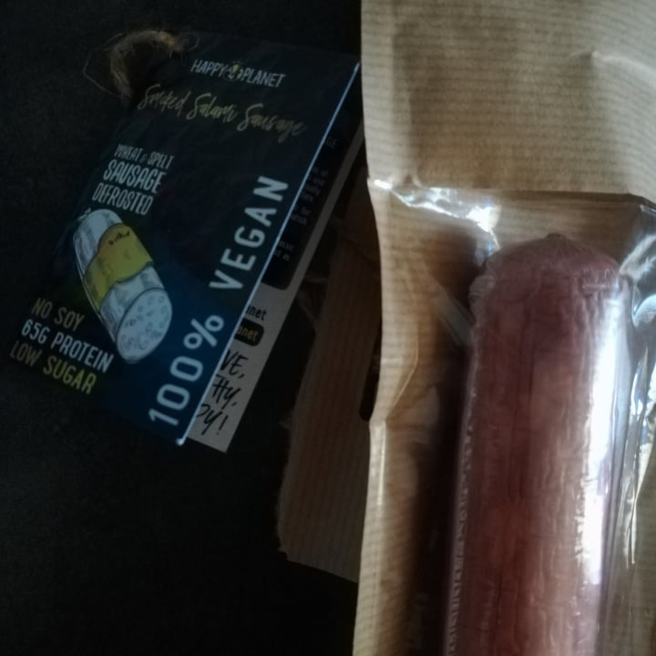 photo of Happy Planet Smoked Salami Sausage  shared by @letimaewhite on  10 Apr 2022 - review