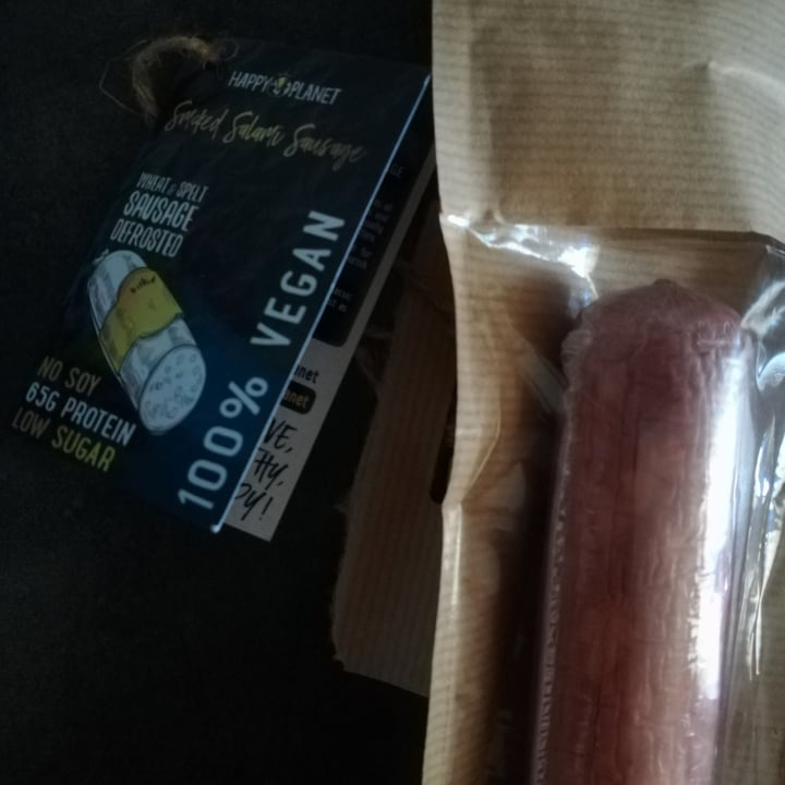 review photo of Happy Planet Smoked Salami Sausage shared by @letimaewhite on 10 Apr 2022 - review