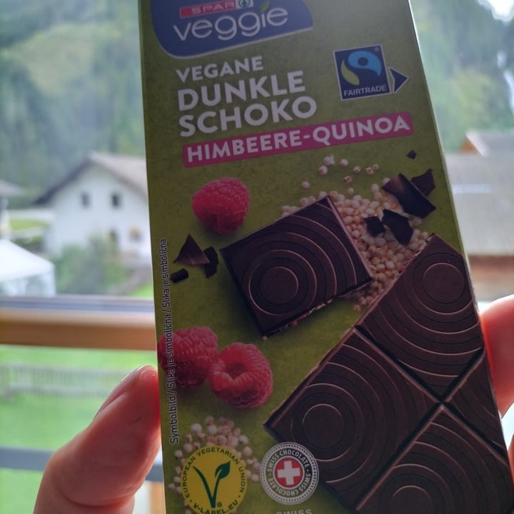 photo of Spar Veggie Vegane Dunkle Schoko Himbeere-Quinoa shared by @raffa70s70 on  12 Aug 2022 - review