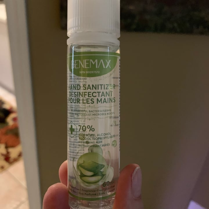 review photo of Benemax Hand Sanitizer shared by @msveganwarrior on 04 Jun 2021 - review