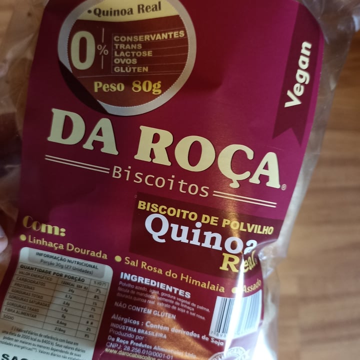 photo of Da Roça Biscoito de Polvilho Quinoa Real shared by @tafarelgrolli on  25 Jun 2022 - review