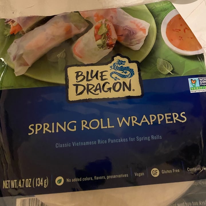 photo of Blue Dragon Spring Roll Wrappers shared by @lmcdonnold on  31 Dec 2020 - review