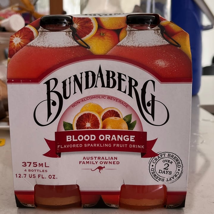 photo of Bundaberg Blood Orange Flavoured Sparkling Fruit Drink shared by @kr1stin on  22 Jan 2022 - review