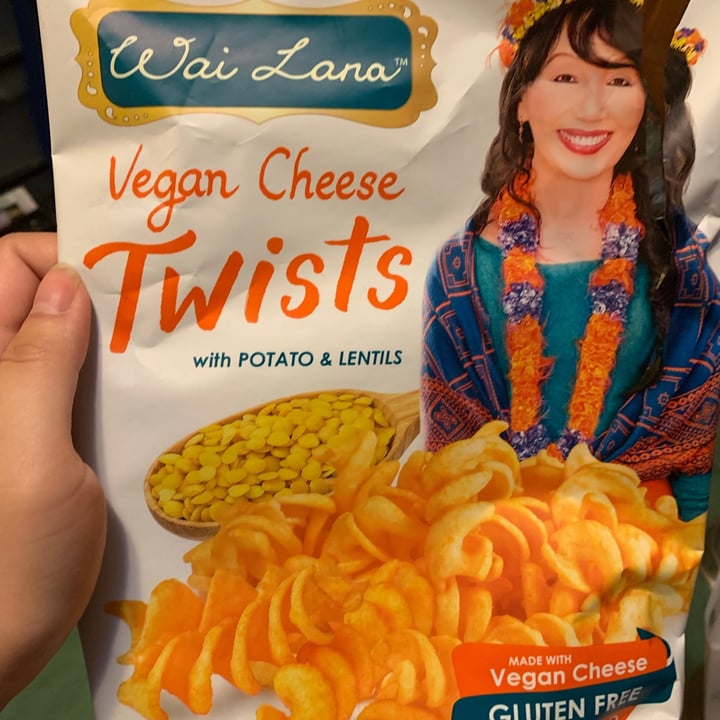 photo of Wai Lana Chips Vegan Cheese Twists With POTATO & LENTIL shared by @veghui on  30 Jun 2021 - review