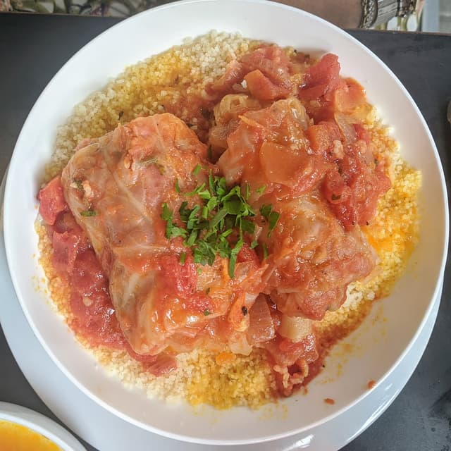 Photo of the dish “כרוב ממולא”