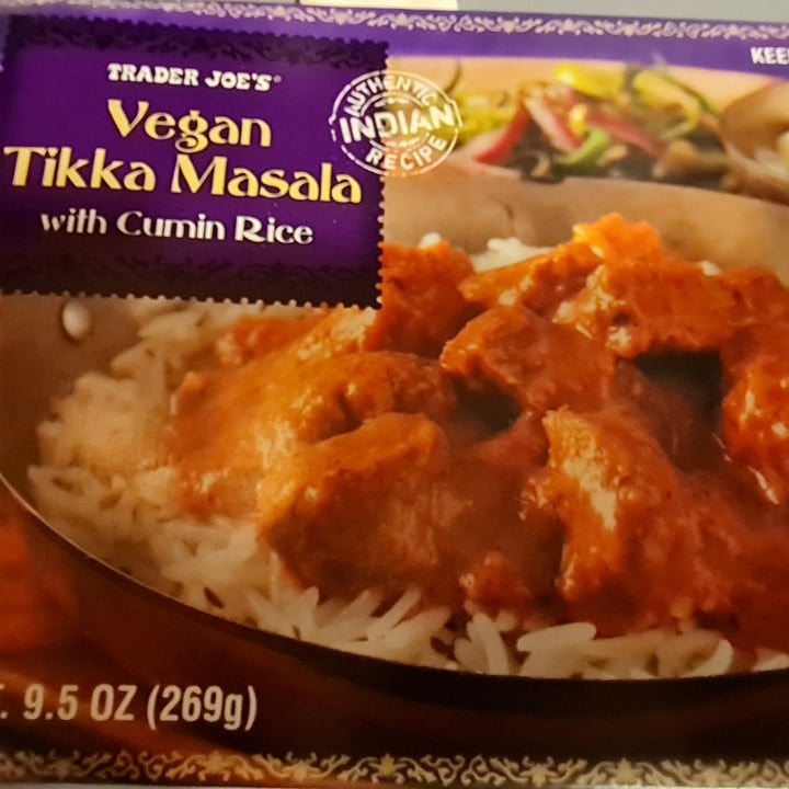 photo of Trader Joe's Vegan Tikka Masala with Cumin Rice shared by @ell269 on  27 Jun 2022 - review