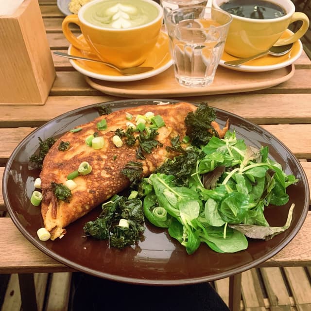 菜肴“Kimchi Omelette”的照片