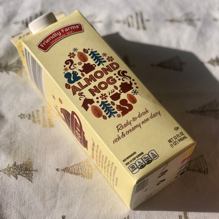 photo of Friendly Farms Almond nog shared by @alexanicole on  22 Dec 2021 - review