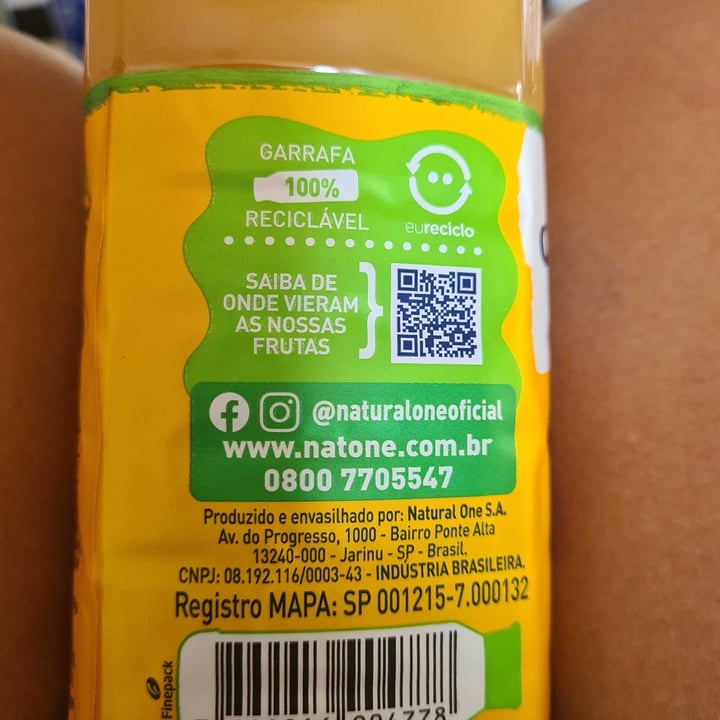 review photo of Natural One Laranja 100% suco shared by @alessandrafleury on 24 Apr 2022 - review