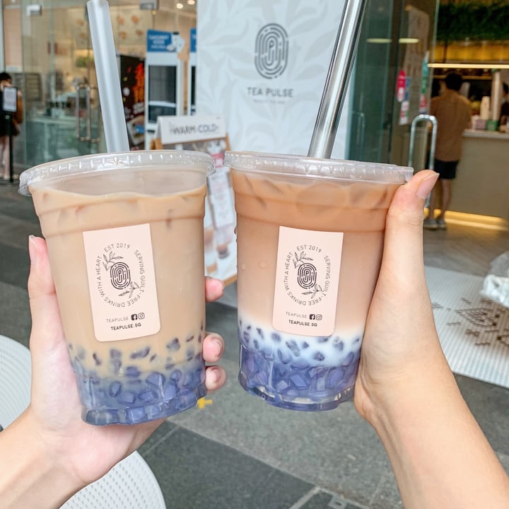 photo of Tea Pulse Earl grey soy milk tea with chestnut pearls shared by @nourishplant on  28 Nov 2020 - review