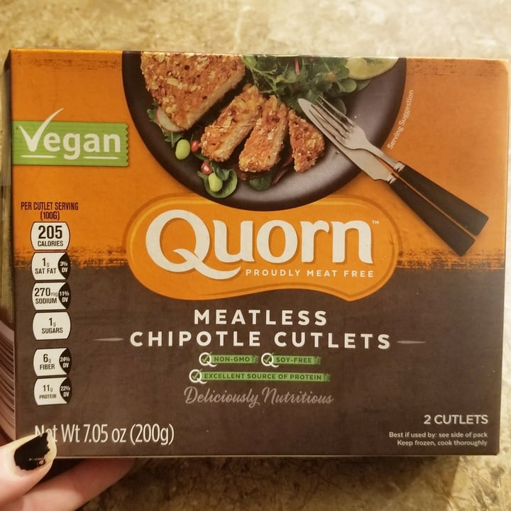 review photo of Quorn Meatless chipotle Cutlets shared by @jonedoe007 on 16 Oct 2021 - review